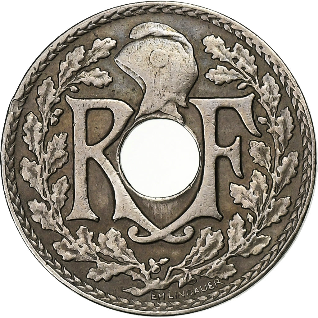 France, 5 Centimes, Lindauer, 1933, Paris, Cupro-nickel, TTB, Gadoury:170