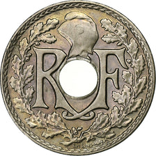 France, 5 Centimes, Lindauer, 1938, Paris, Nickel-Bronze, MS(63), Gadoury:171