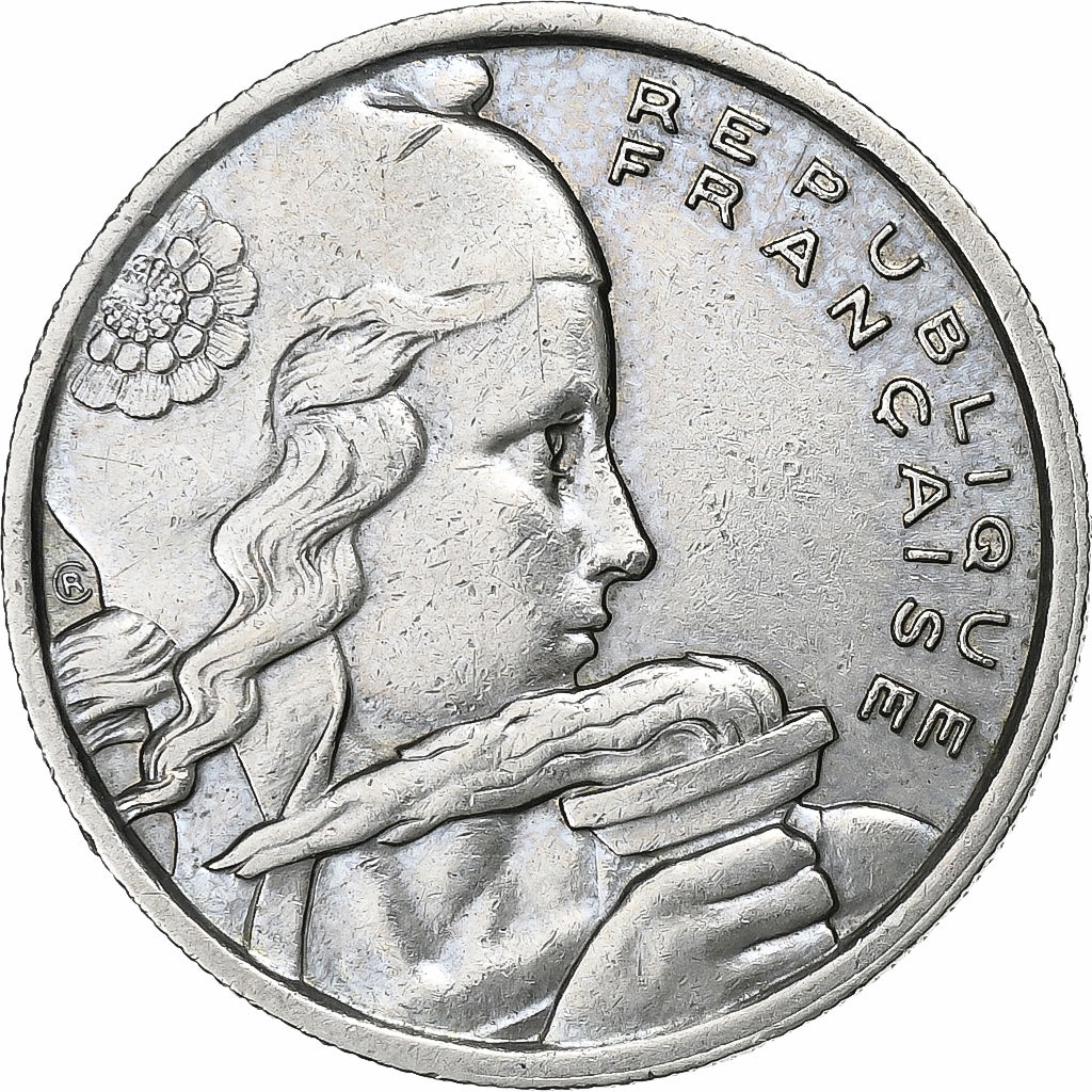 Francia, 100 Francs, Cochet, 1957, Rame-nichel, BB, Gadoury:897, KM:919.1