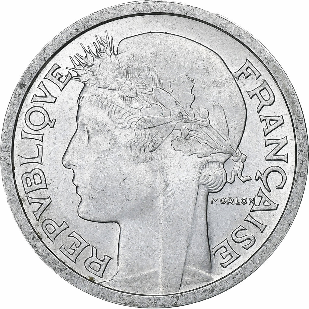 Francia, Franc, Morlon, 1958, Beaumont-le-Roger, Aluminio, EBC, Gadoury:473b
