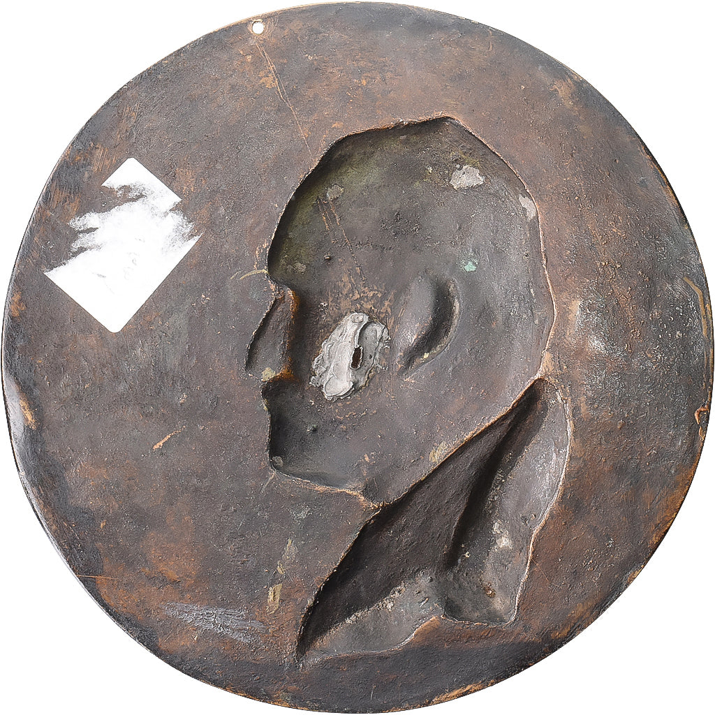 Francia, medalla, Victor Hugo, 1884, Bronce, Ringel d'Illzach, Fonte Uniface, SC