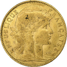 Frankrijk, 10 Francs, Marianne, 1900, Paris, Goud, FR+, Gadoury:1017, Le