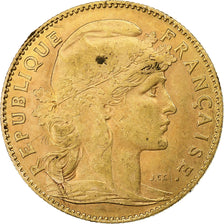Frankreich, 10 Francs, Marianne, 1912, Paris, Gold, SS, Gadoury:1017, KM:846