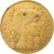 França, 10 Francs, Marianne, 1912, Paris, Dourado, EF(40-45), Gadoury:1017