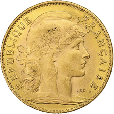 Coin, France, Marianne, 10 Francs, 1909, Paris, AU(50-53), Gold, KM:846