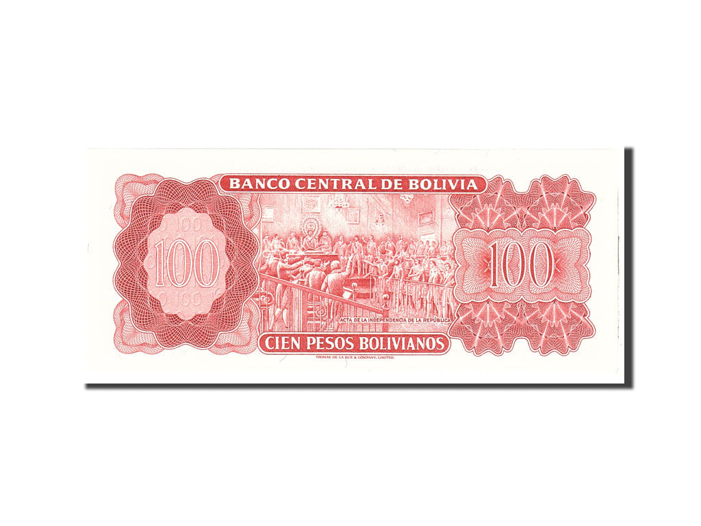 Billet, Bolivie, 100 Pesos Bolivianos, 1962, Undated, KM:164A, NEUF