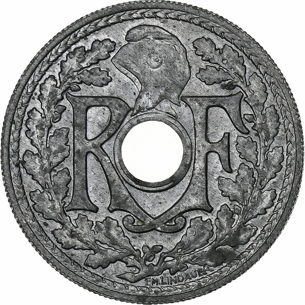 Monnaie, France, Lindauer, 20 Centimes, 1945, Paris, SUP, Zinc, Gadoury:324