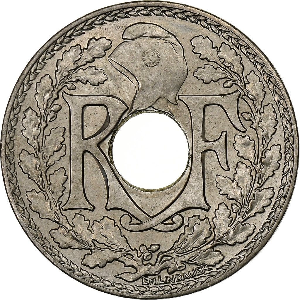 Frankrijk, 10 Centimes, Lindauer, 1924, Paris, Cupro-nikkel, UNC-, Gadoury:286