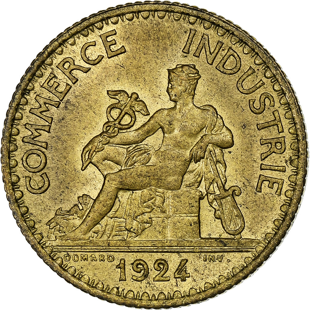 France, Franc, Chambre de commerce, 1924, Paris, Bon pour 1 Franc