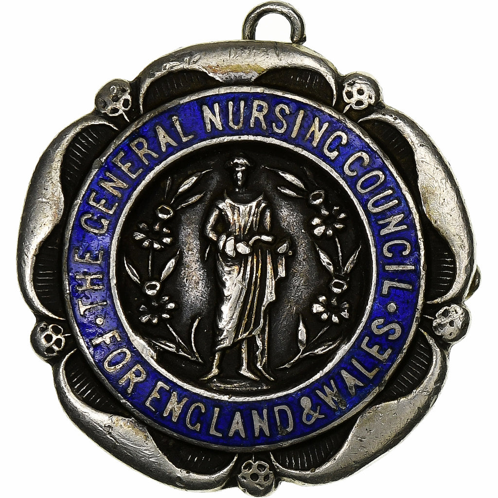Verenigd Koninkrijk, Broche, The General Nursing Council, 1928, Zilver