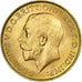 Great Britain, George V, Sovereign, 1925, Gold, MS(63), KM:820