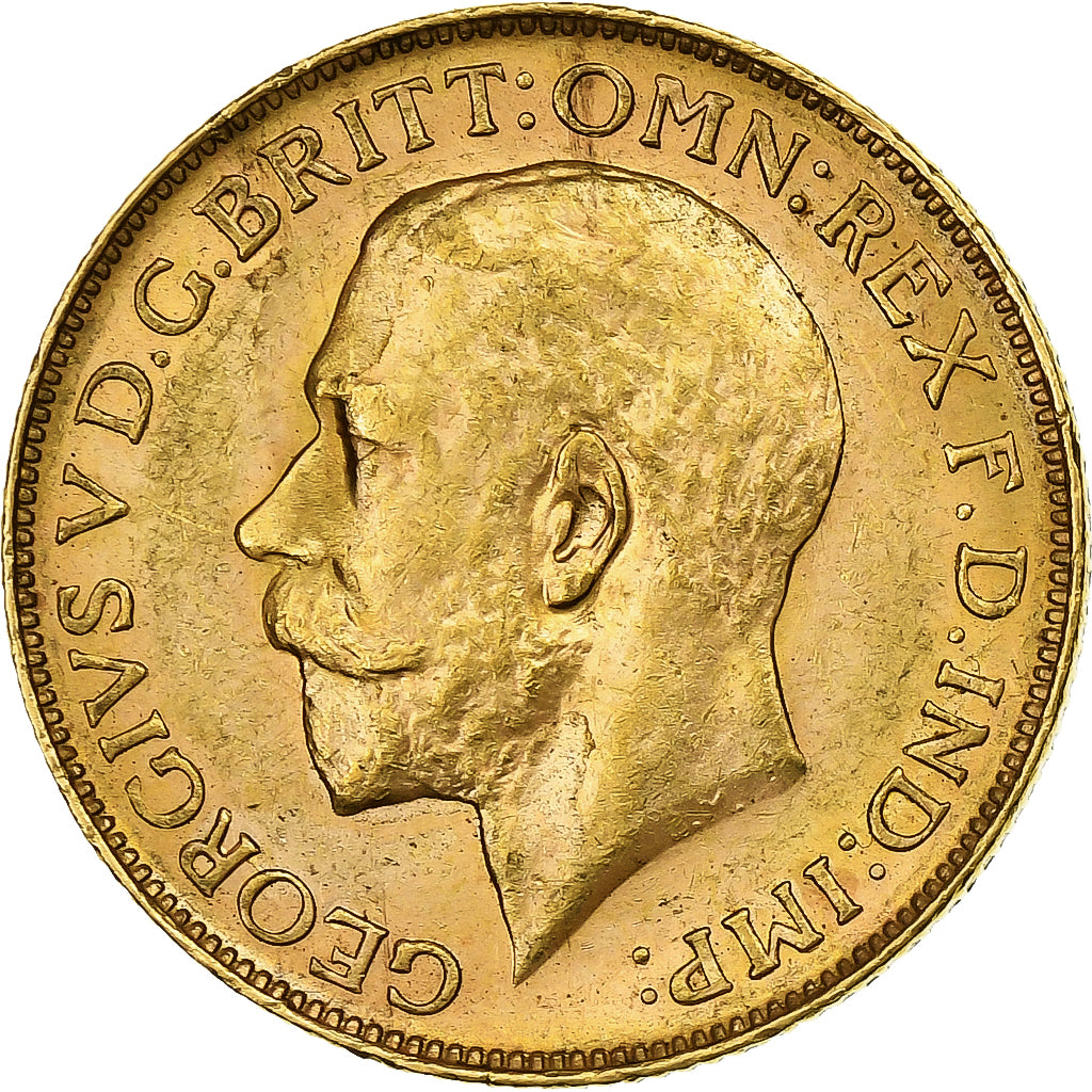 Australie, George V, Sovereign, 1911, Perth, Or, TTB+, KM:29
