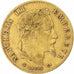 França, Napoleon III, 5 Francs, 1866, Paris, Dourado, EF(40-45), Gadoury:1002