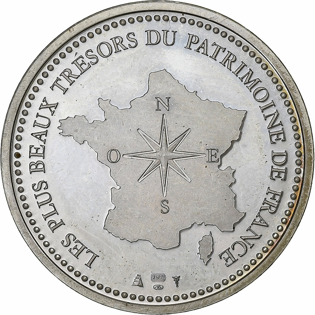 France, Medal, Le Mont Saint-Michel, Silver, AU(55-58)