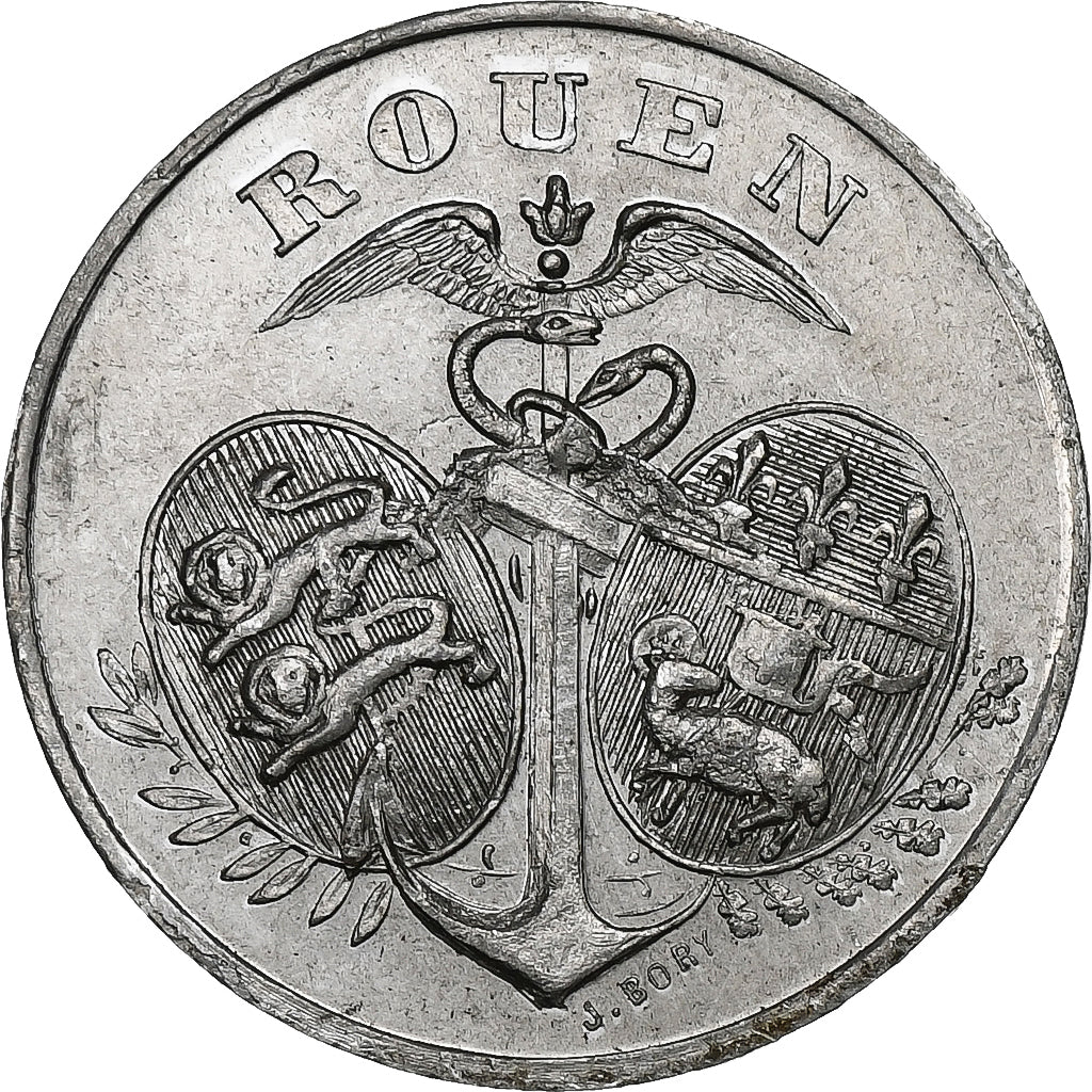 Münze, Frankreich, Chambre de Commerce, Rouen, 5 Centimes, 1918, UNZ
