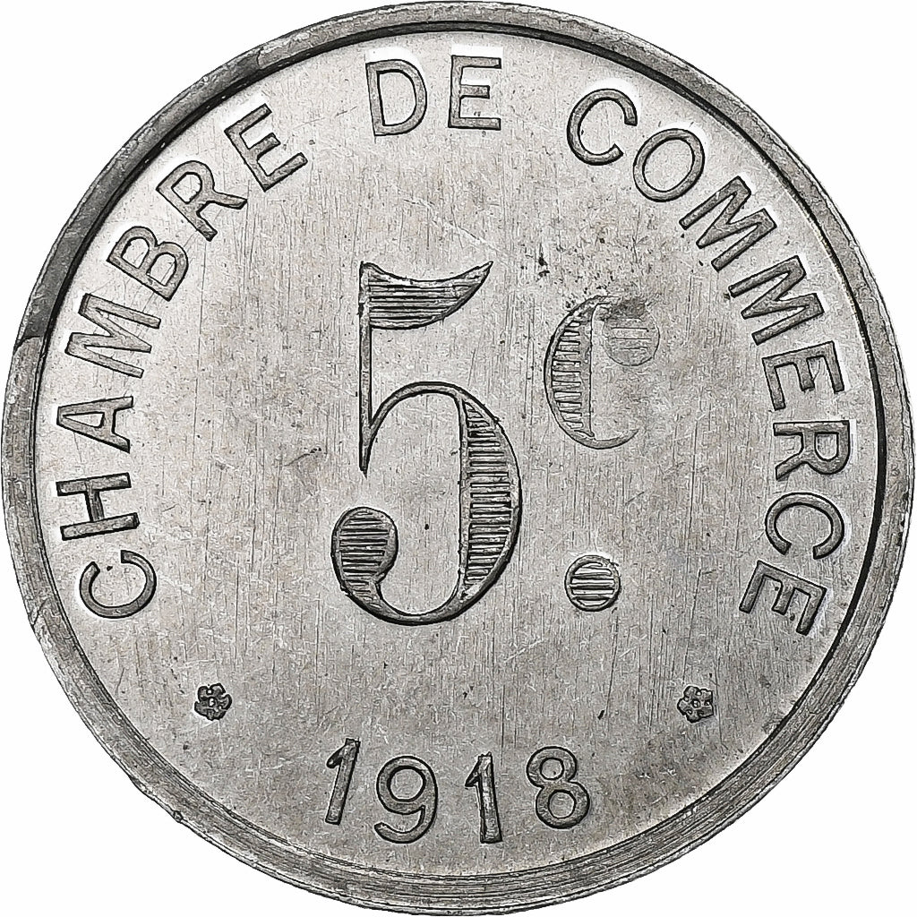 Frankreich, ,, 5 Centimes, 1918, UNZ, Aluminium, Elie:10.1