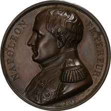 Francia, medalla, Napoléon Ier, Mémorial de Saint Hélène, 1815, Cobre, Bovy