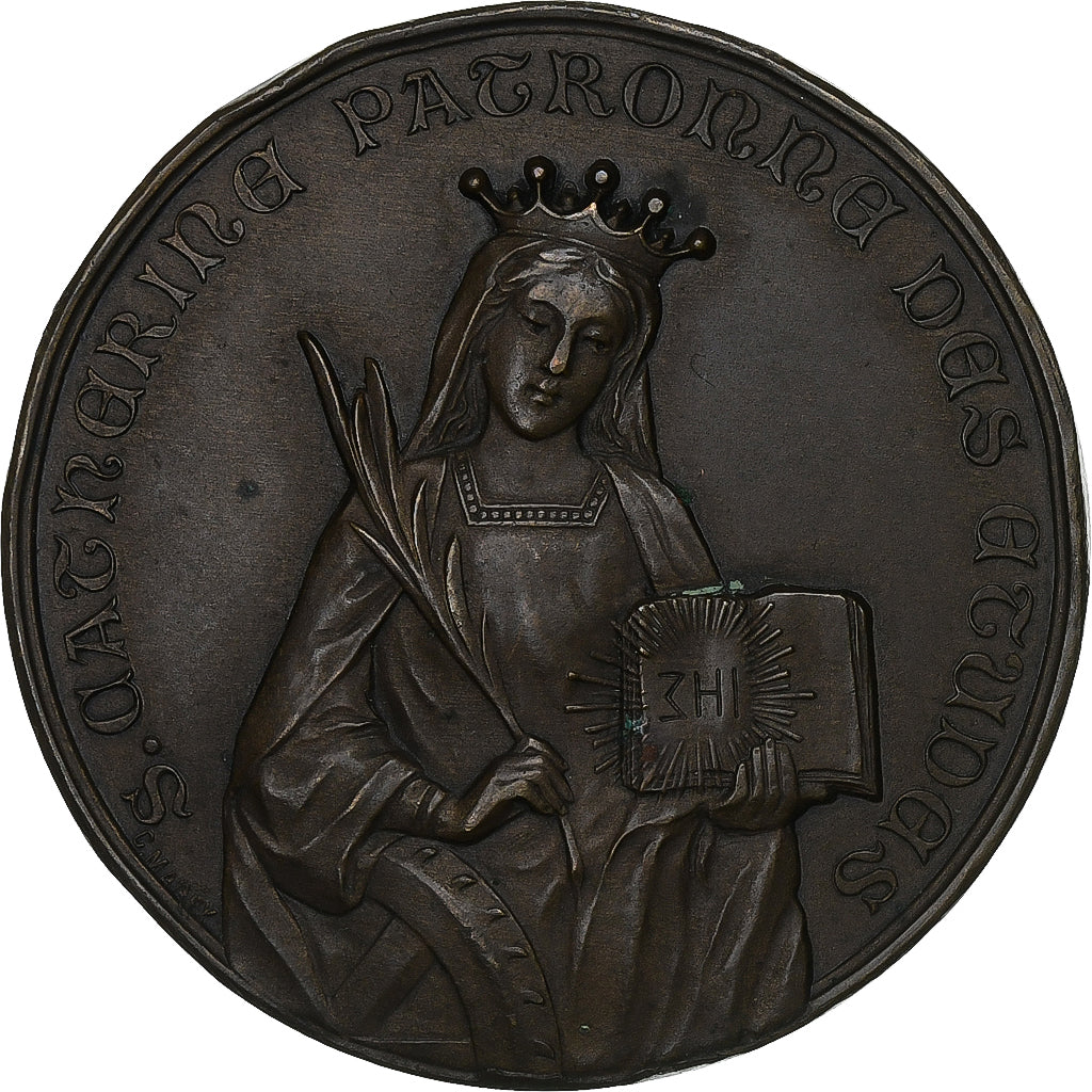 França, medalha, Institut Normal, 1910, Bronze, Marey, AU(55-58)