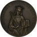 Francia, medaglia, Institut Normal, 1905, Bronzo, Marey, SPL