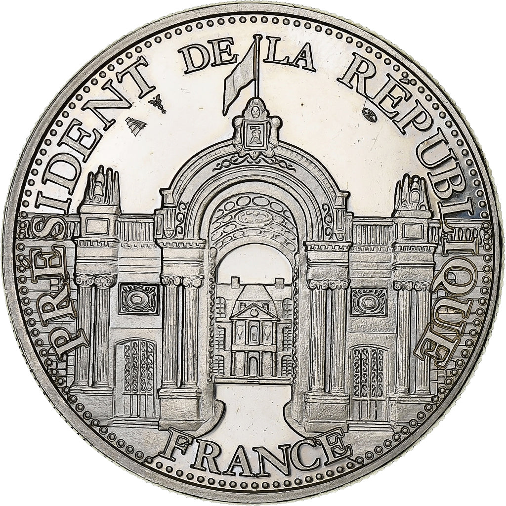 France, Medal, Jacques Chirac, Président, Copper-nickel, MS(63)
