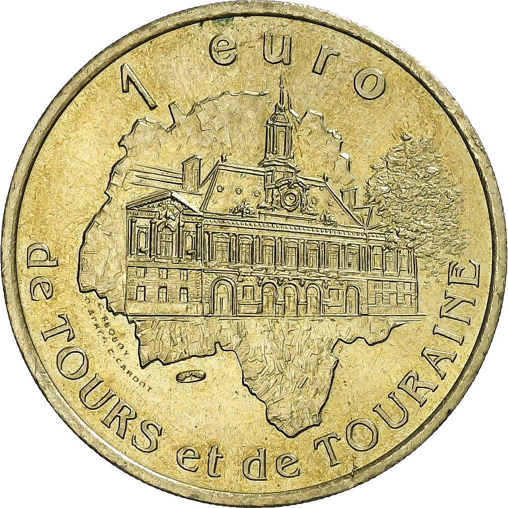 Francia, Euro, Tours et de Touraine, 1997, N.C., BB