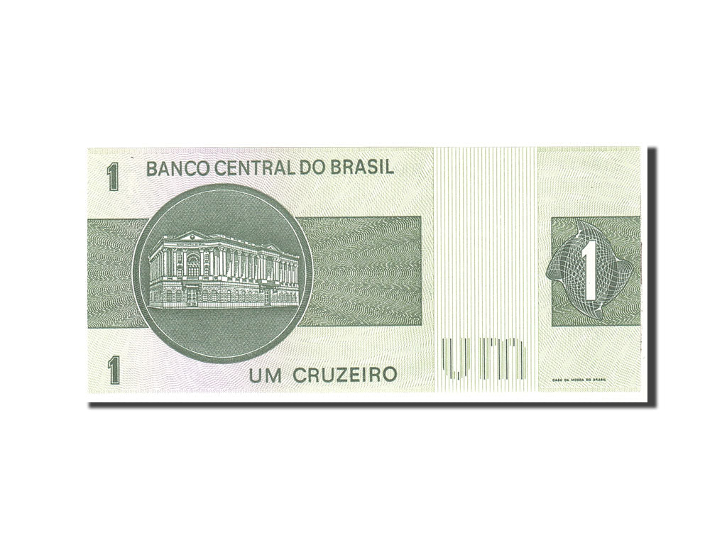 Banknote, Brazil, 1 Cruzeiro, 1970, Undated, KM:191a, UNC(65-70)