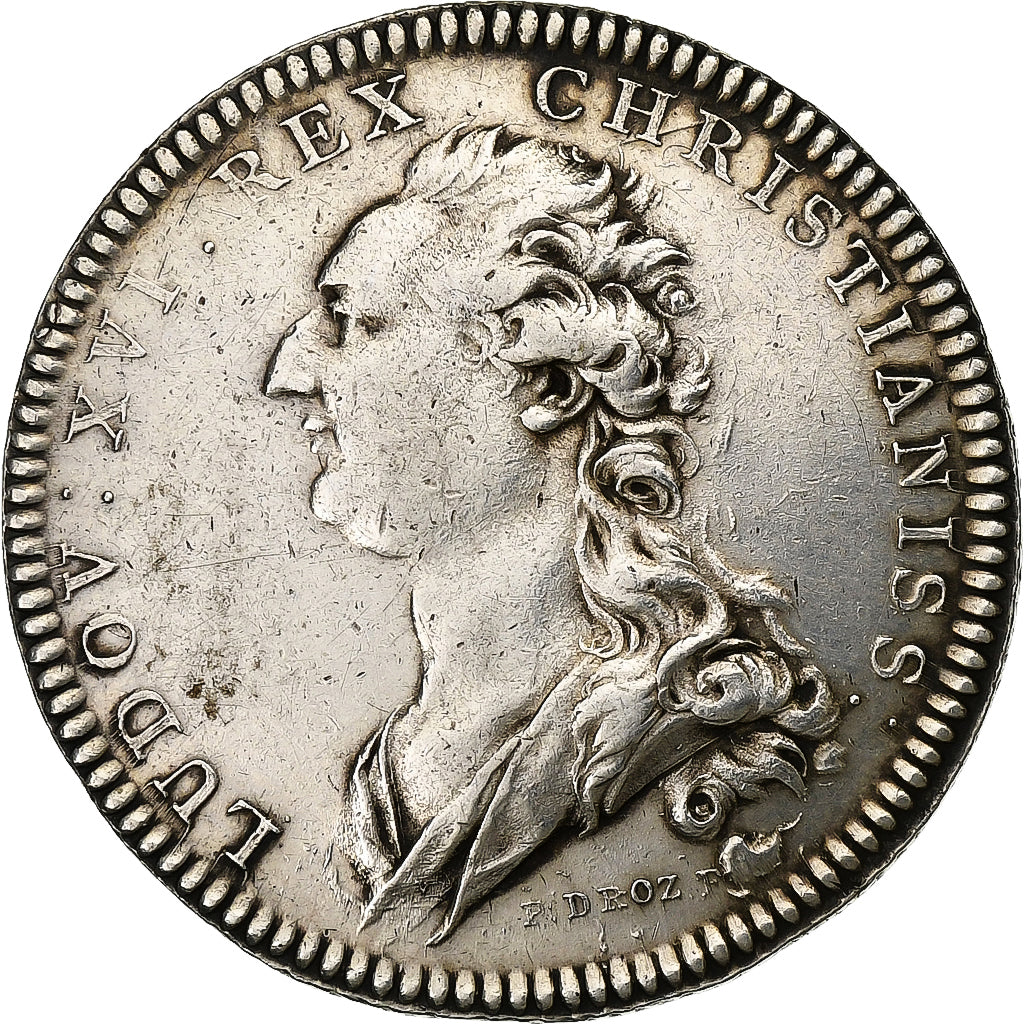 France, Jeton, Louis XVI, Avocats au Conseil du Roi, 1762, Argent, Duvivier