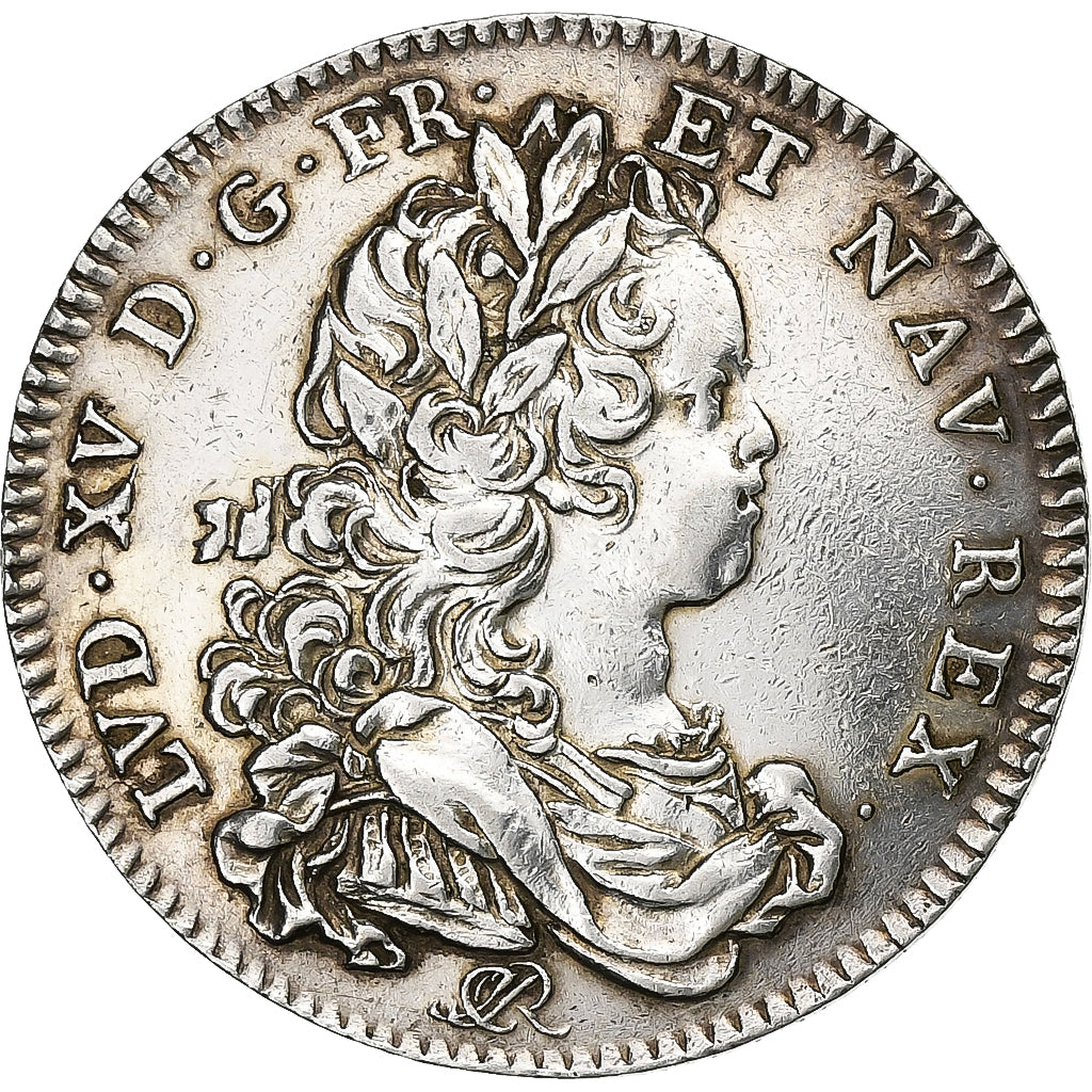 Francja, Token, Ludwik XV, Extraordinaire des Guerres, 1719, Srebro, AU(55-58)