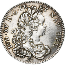 Francja, Token, Ludwik XV, Extraordinaire des Guerres, 1719, Srebro, AU(55-58)