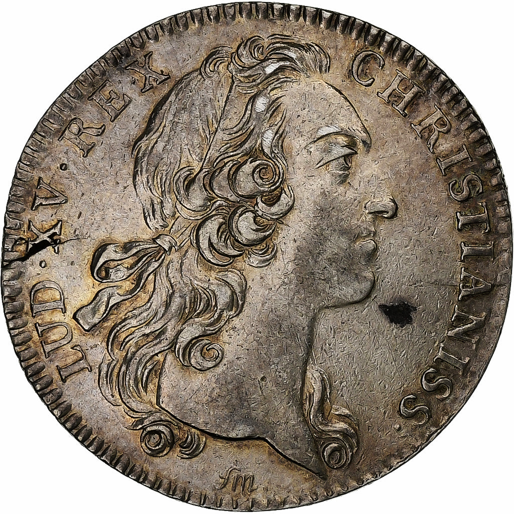 Francia, ficha, Louis XV, Ordinaire des Guerres, 1752, Argento, BB+