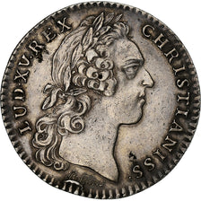 França, Token, Luís XV, Ordinaire des Guerres, 1758, Prata, AU(50-53)