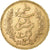 Tunísia, Ali Bey, 20 Francs, 1892, Paris, Dourado, AU(50-53), Lecompte:444