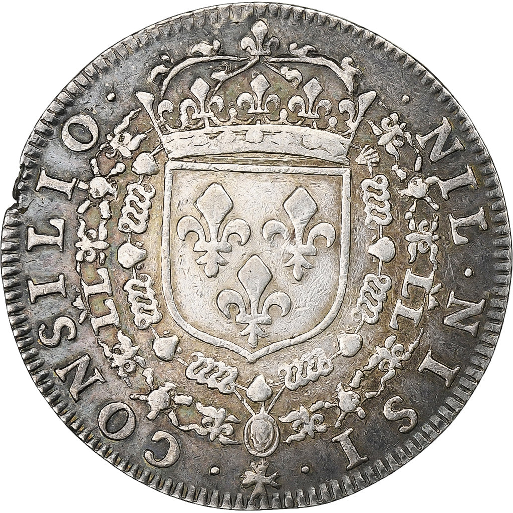 France, Jeton, Louis XIV, Conseil du Roi, 1644, Argent, TTB, Feuardent:175