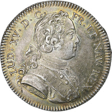 França, Token, Luís XV, Ordinaire des Guerres, 1726, Prata, AU(55-58)