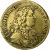 França, Token, Louis XIV, Extraordinaire des Guerres, 1674, Latão, EF(40-45)