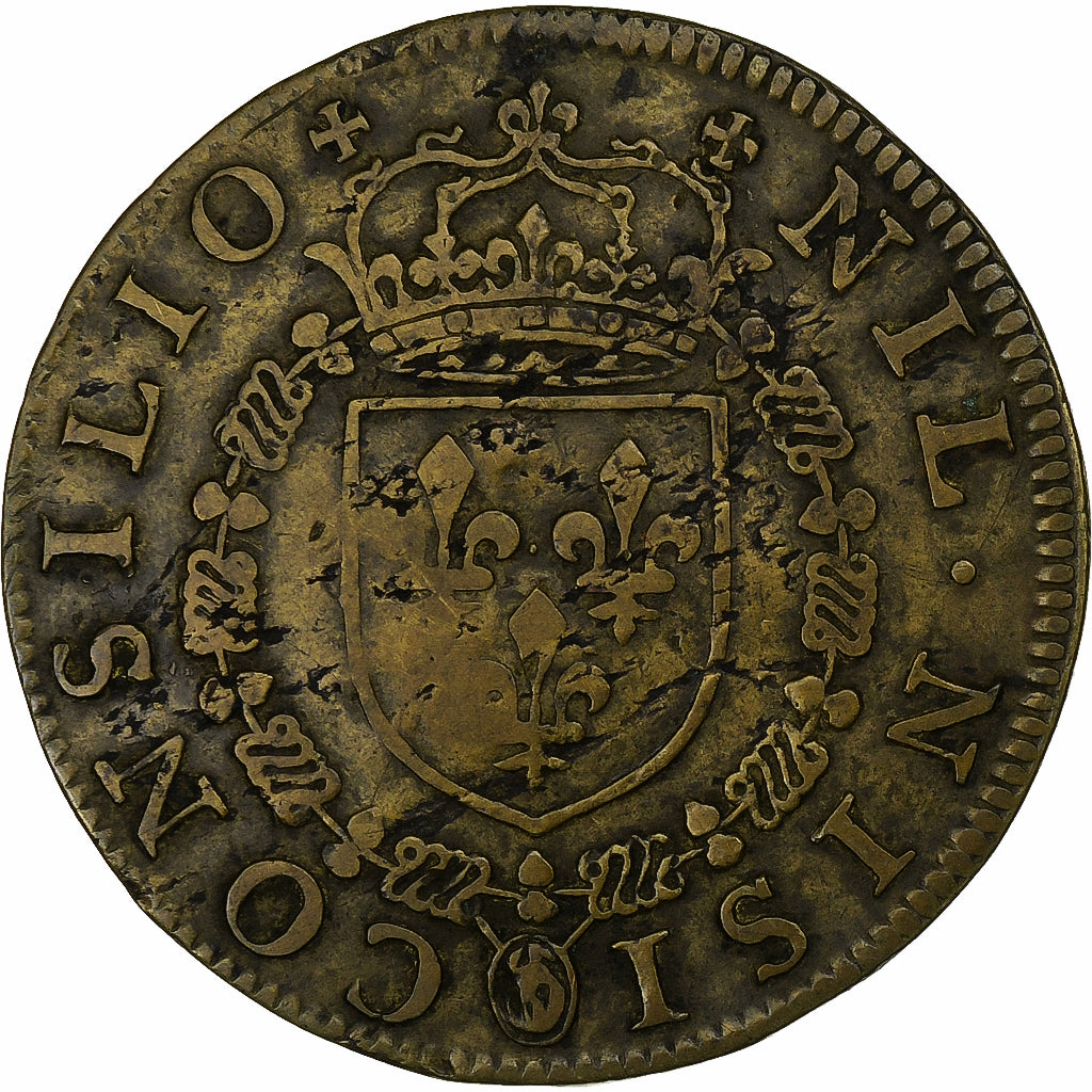 France, Jeton, Henri III, Conseil du Roi, 1583, Laiton, TB+, Feuardent:52