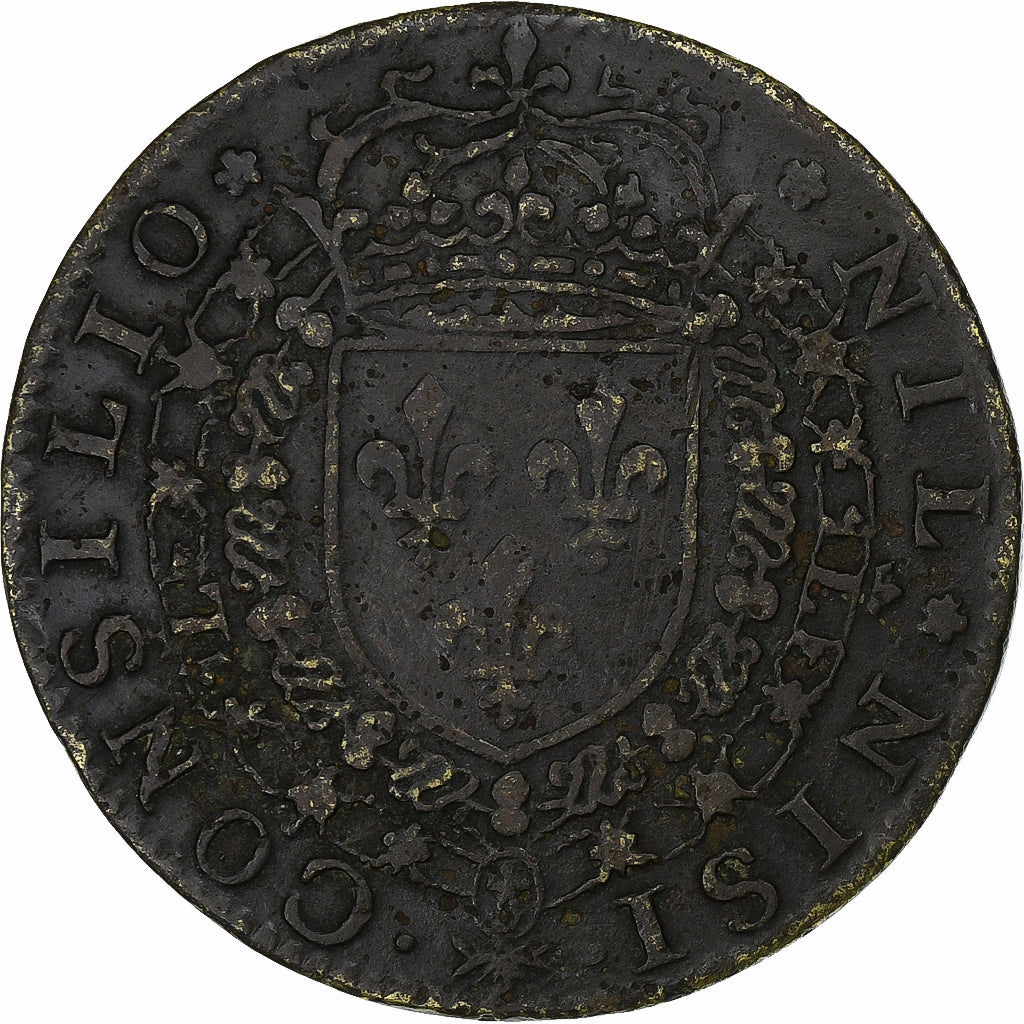Frankrijk, Token, Louis XIII, Conseil du Roi, Tin, FR+, Feuardent:122