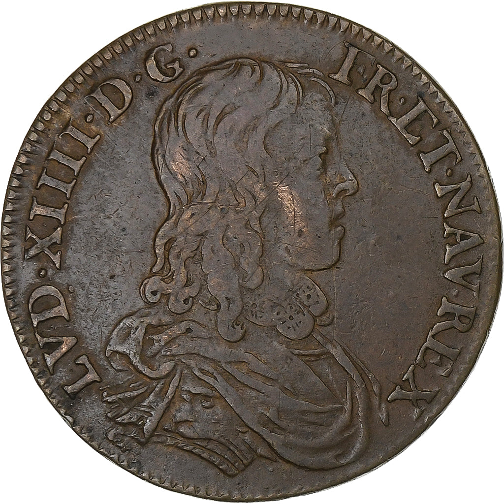 Francia, zeton, Louis XIV, Corporations Huissiers Ordinaires Du Roi en Son Grand