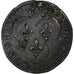France, Token, Henri II, Conseil du Roi, 1552, Brass, EF(40-45), Feuardent:8