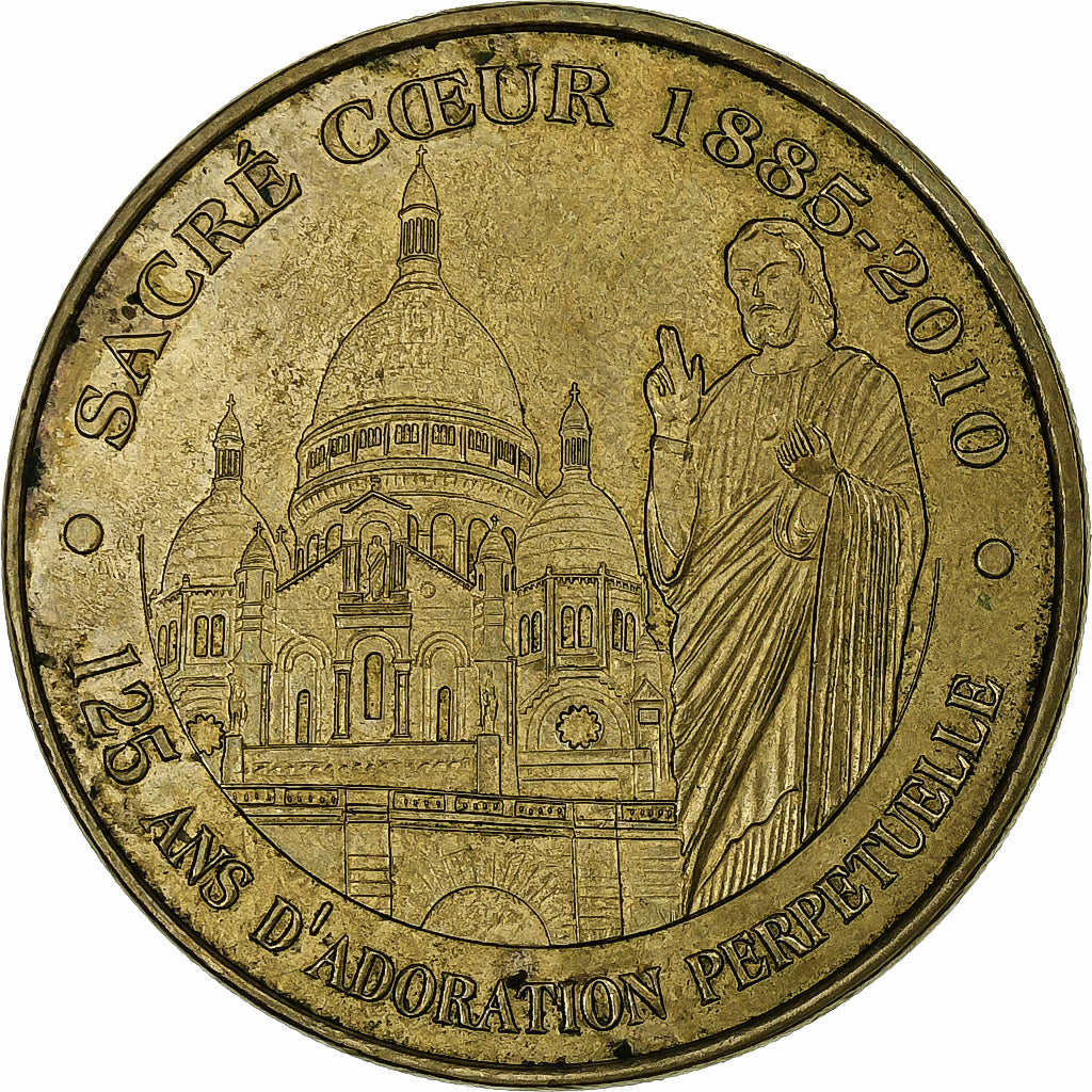 France, Token, Paris - Sacré coeur n°6 - Adoration perpétuelle, 2010
