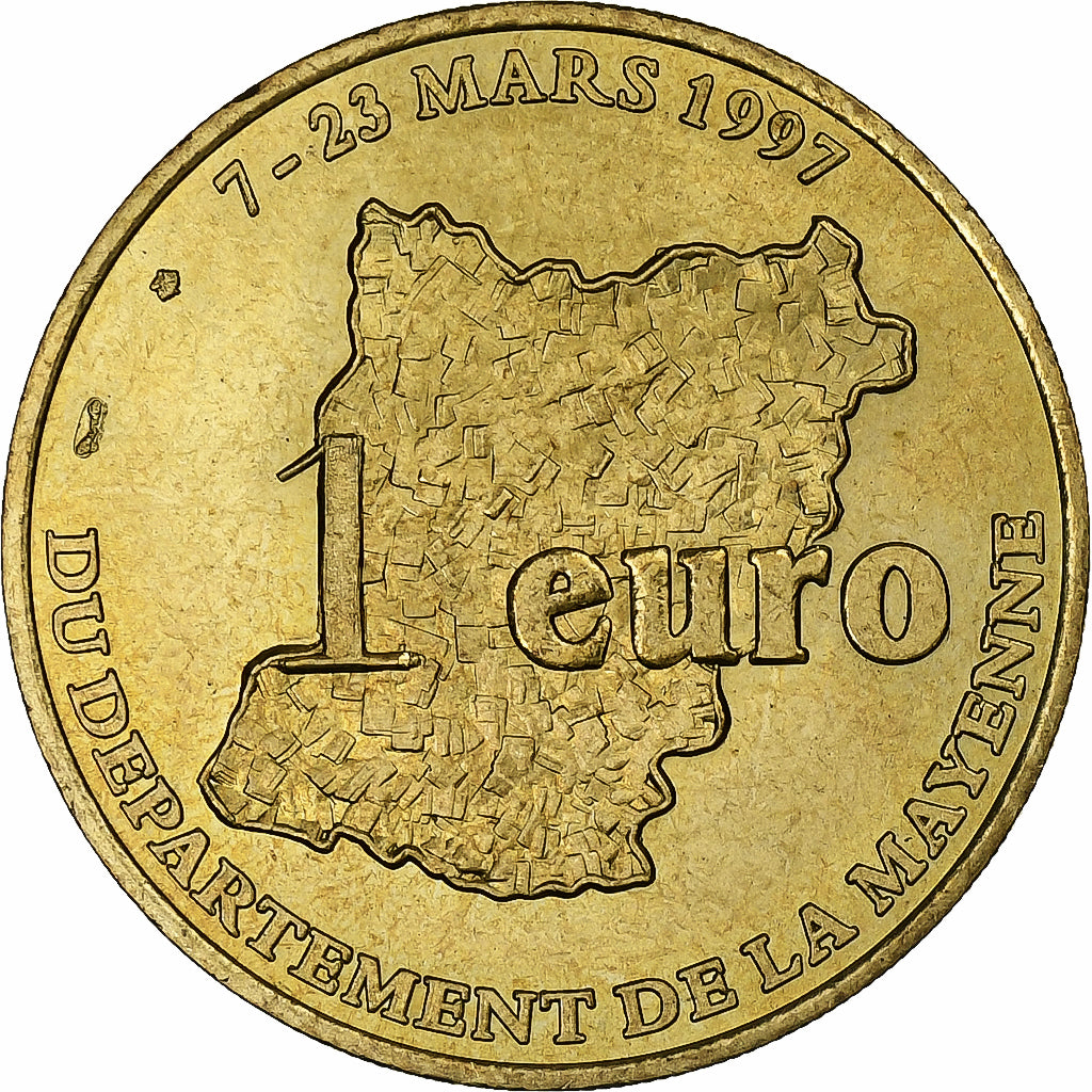France, 1 Euro, 1997, Copper-nickel Aluminium, MS(63)
