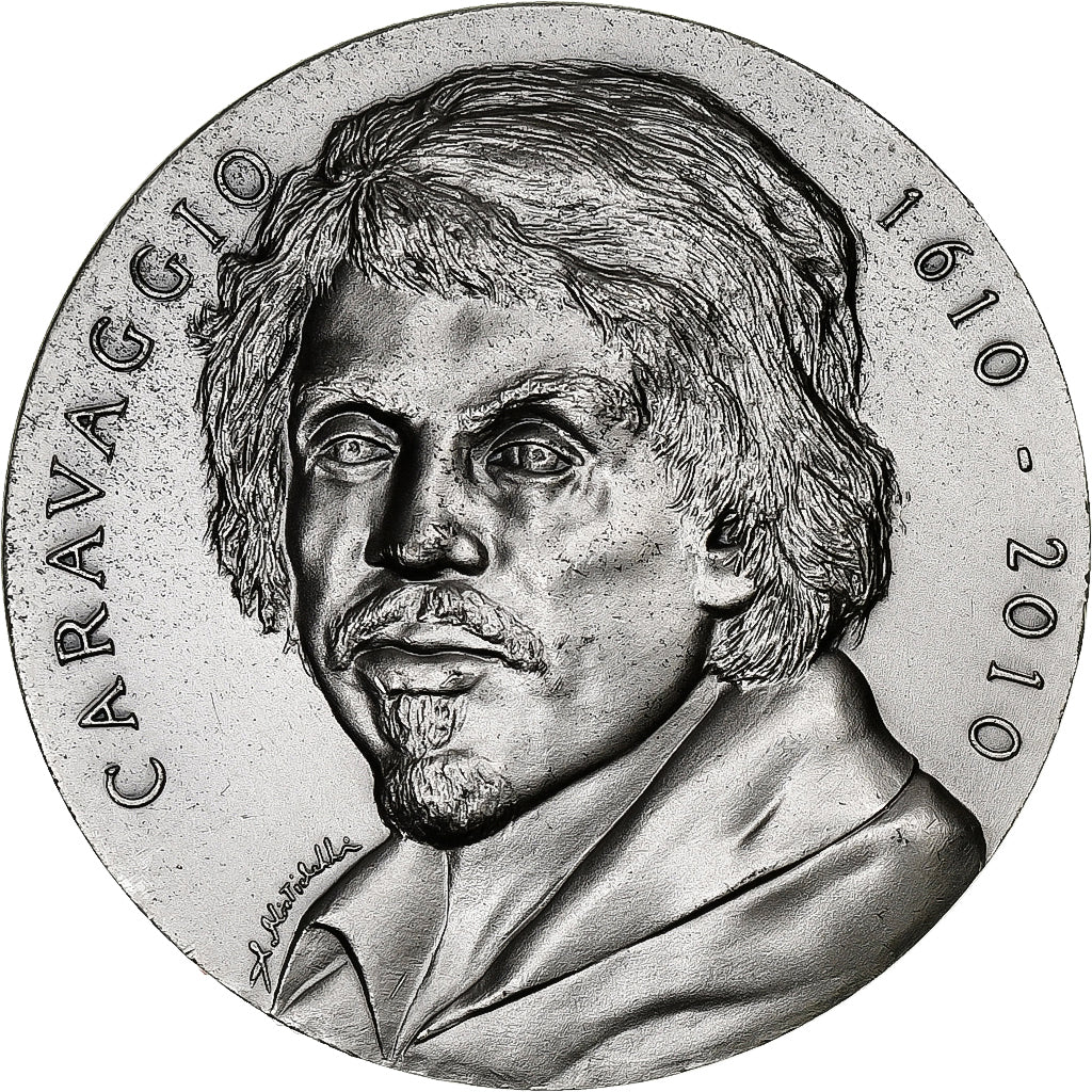 Vatican, Medal, Caravaggio, Sculpteur, 2010, Silver, MS(65-70)
