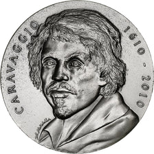 Vatican, Medal, Caravaggio, Sculpteur, 2010, Silver, MS(65-70)