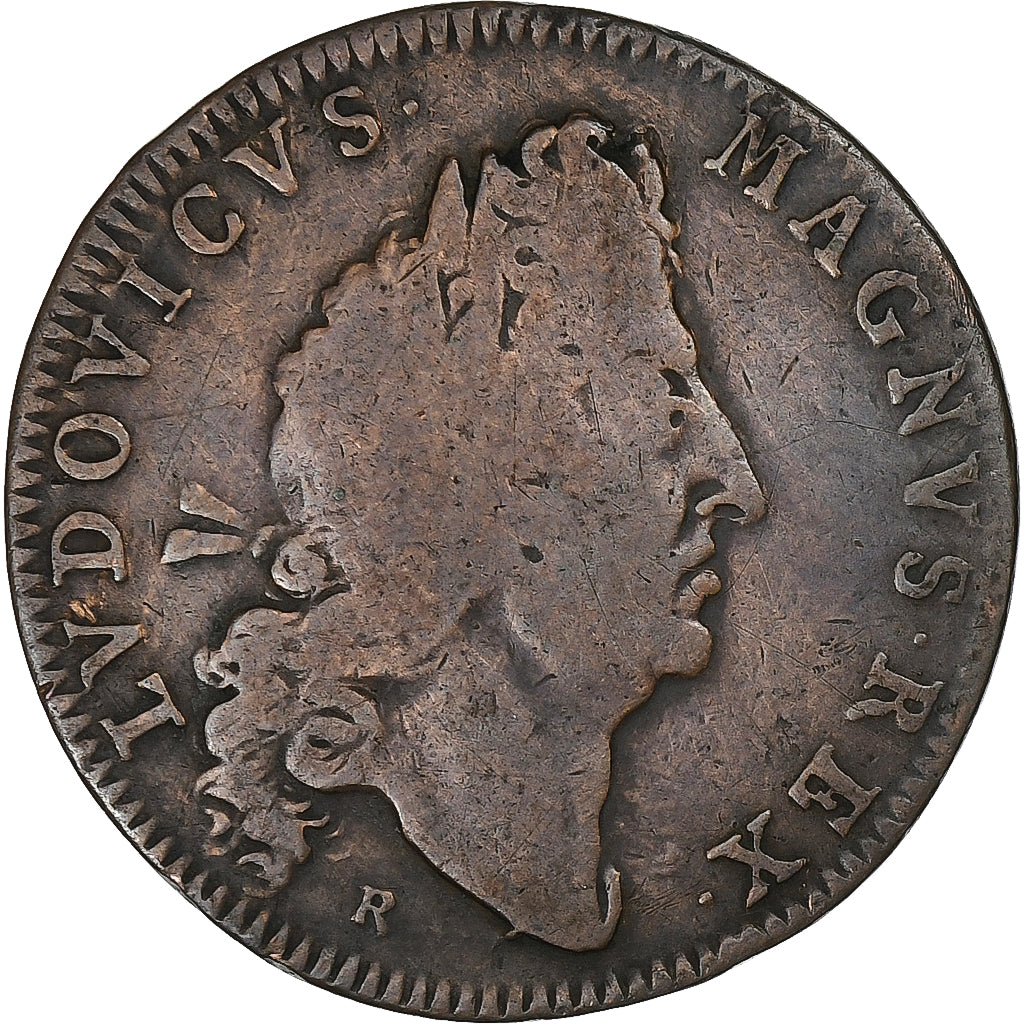 France, Token, Louis XIV, États de Languedoc, Copper, VF(30-35)