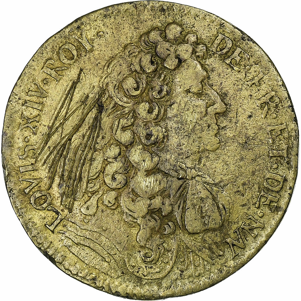 Francia, ficha, Louis XIV, Flandre Française, Nimègue, 1679, Ottone, MB+