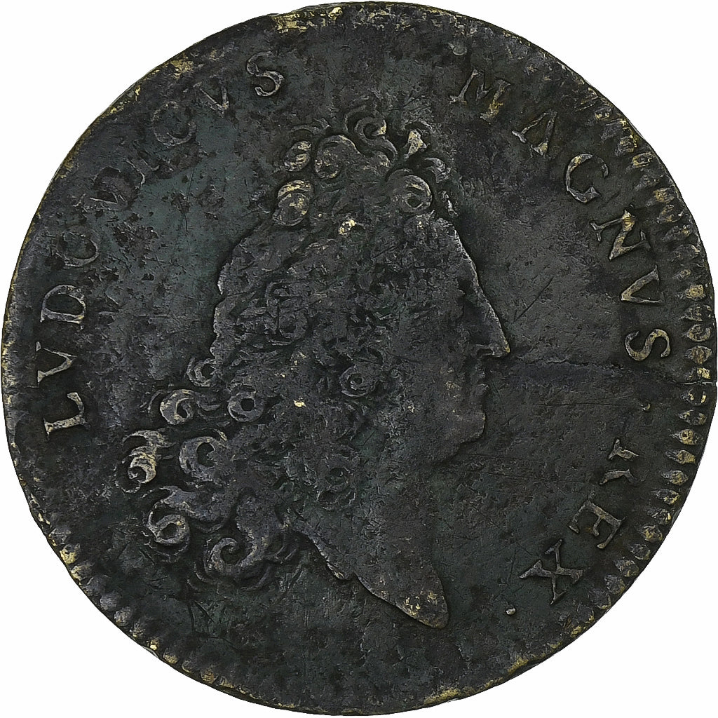 France, Token, Louis XIII, Louis XIV Le Grand, Copper, F(12-15)