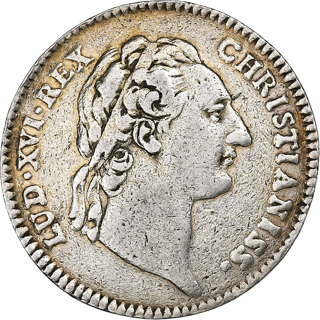 Francia, zeton, Louis XVI, États de Bretagne, États de Rennes, 1774, Plata