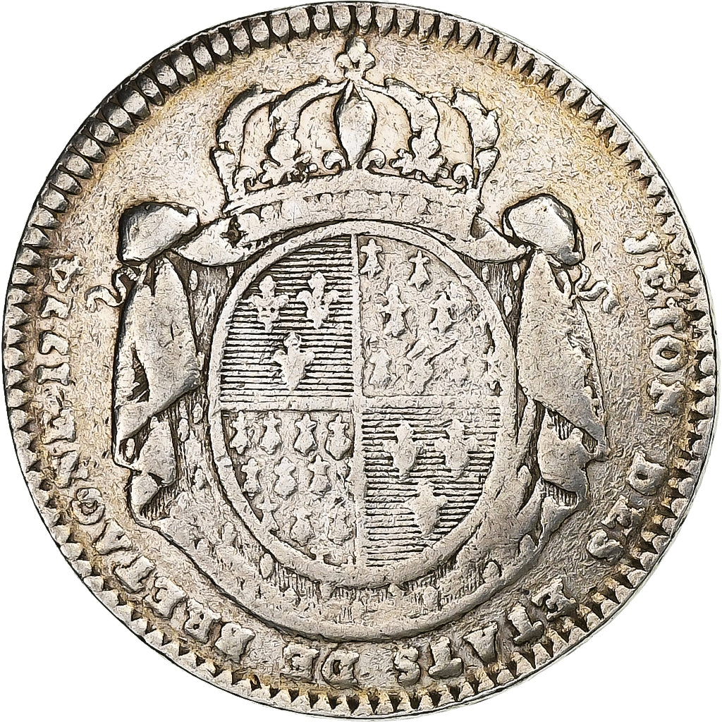 Francia, zeton, Louis XVI, États de Bretagne, États de Rennes, 1774, Plata
