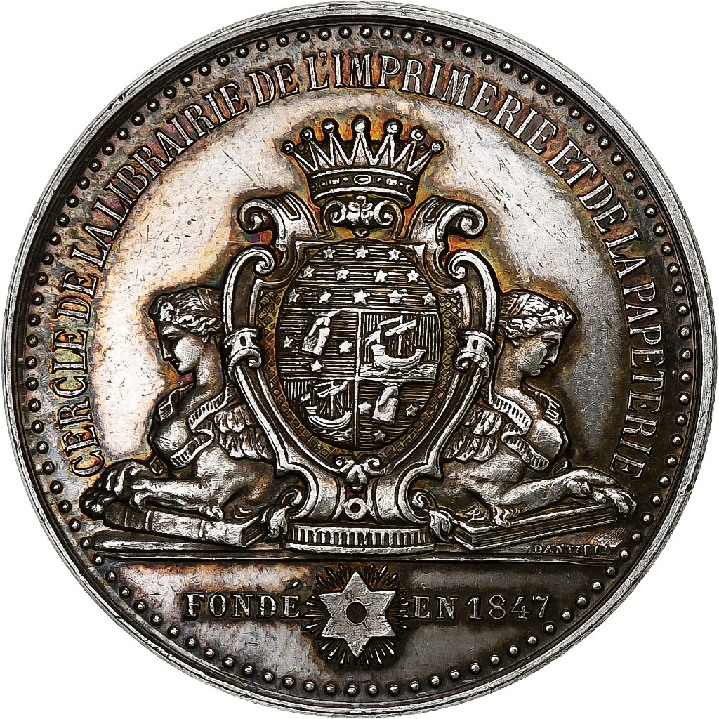 France, Token, Cercle de la Librairie, de l'Imprimerie et de la Papèterie 1847