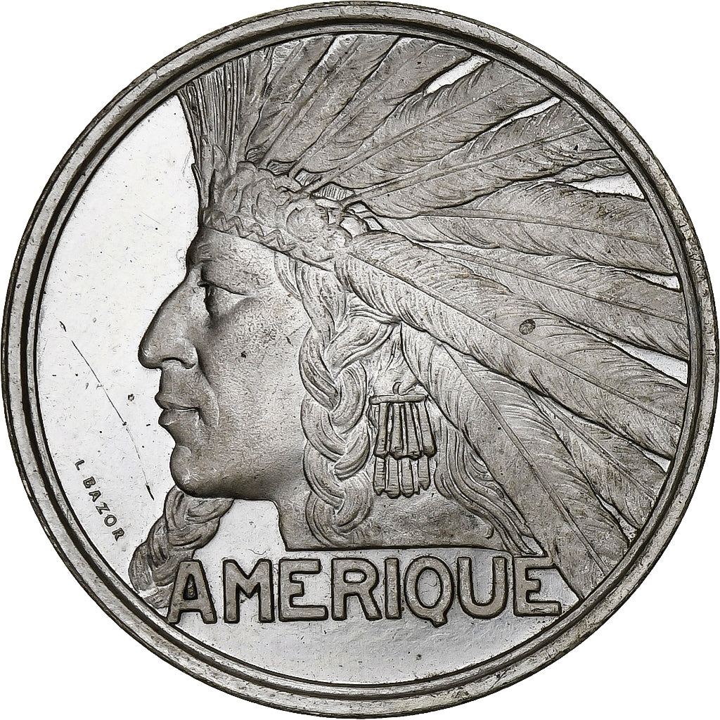 France, Medal, Exposition Coloniale Internationale, Paris 1931, Amérique, 1931